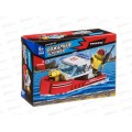 Конструктор Bondibon Пожарная служба, Катер 73дет ВВ3662