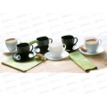 Чайный набор Карин 220мл черно-белый D2371 Чайный набор Карин 220мл черно-белый D2371