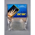 Типсы прозрачные на черном bobo 784 *24