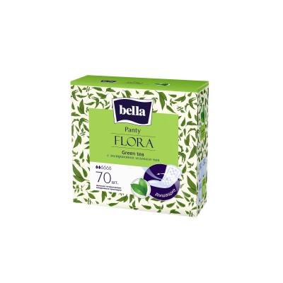 БЕЛЛА FLORA Green tea 70шт 70-007 *12 БЕЛЛА FLORA Green tea 70шт 70-007 *12