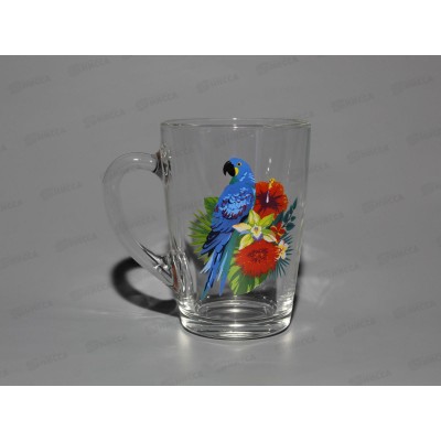 Кружка &quotКапучино&quot (Тропические птицы) 300см3 *20 1334