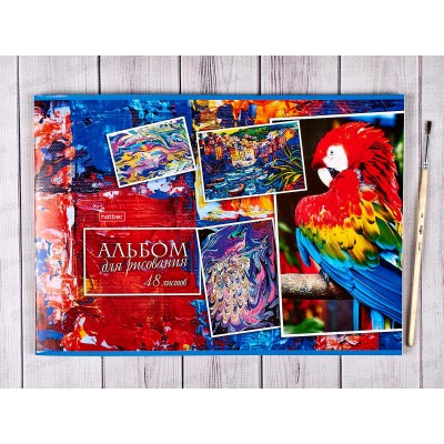 Альбом для рисования 48 листов Hatber Ассорти *6/30 Альбом для рисования 48 листов Hatber Ассорти *6/30