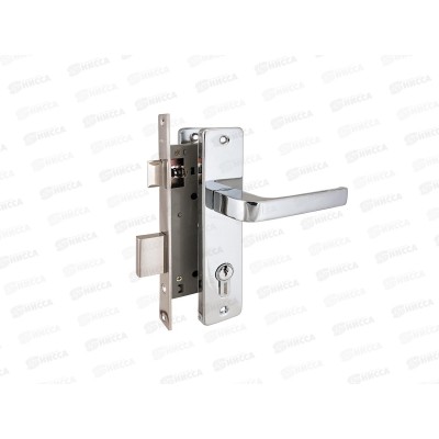 Замок врезной Аллюр 126/1 СР хром с ручкой *12 073 Замок врезной Аллюр 126/1 СР хром с ручкой *12 073