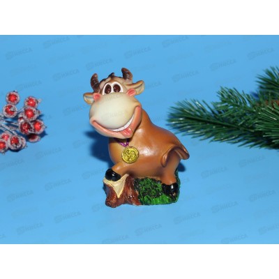 Копилка  &quotКорова забавная&quot 8,5х8,2х4,8/ 9,2х7,6х5,3см, KS09-1Z17   АТМ