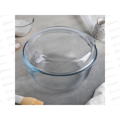 Посуда для СВЧ кастрюля с крышкой 3л 59013 Посуда для СВЧ кастрюля с крышкой 3л 59013