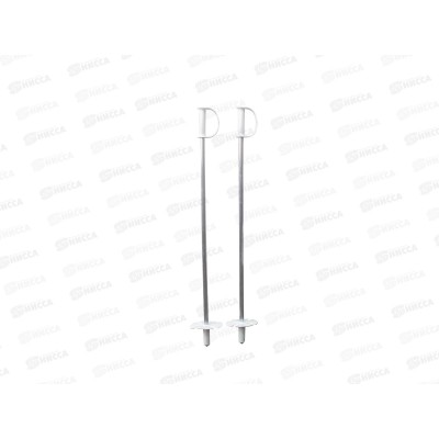 Палки лыжные детские алюминиевые с травмобезопасной пластиковой опорой 100см *10 Палки лыжные детские алюминиевые с травмобезопасной пластиковой опорой 100см *10