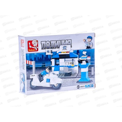 Конструктор SLUBAN Полиция и спецназ 86деталей, М38-В0272  *72 Конструктор SLUBAN Полиция и спецназ 86деталей, М38-В0272  *72