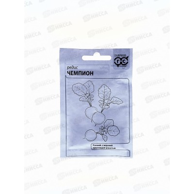 Редис Чемпион 2г Белый Пакет Удачные семена *20 ГШ Редис Чемпион 2г Белый Пакет Удачные семена *20 ГШ