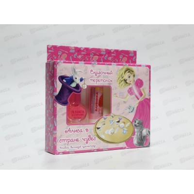АЛИСА В СТРАНЕ ЧУДЕС Сказочный переполох набор (лак для ногтей+бальзам для губ)*12 АЛИСА В СТРАНЕ ЧУДЕС Сказочный переполох набор (лак для ногтей+бальзам для губ)*12