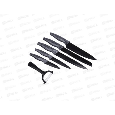 Набор ножей SATOSHI Карбон 6предметов 803-075 г