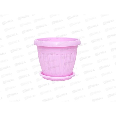 Кашпо Баргузин 2,5л розовый Ангарск *15