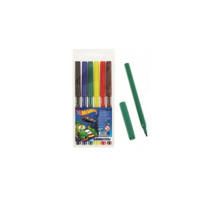 Фломастеры 6 цветов CENTRUM Hot Wheels, 88626*24