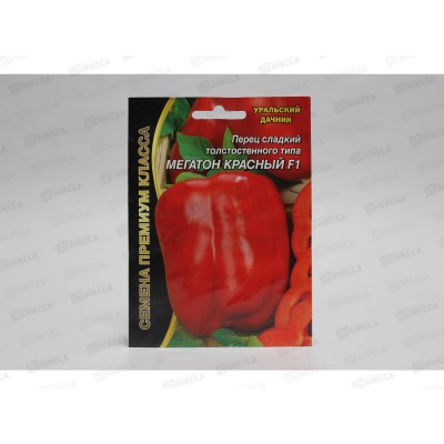 Перец Мегатон Красный сладкий F1 большой формат Евро *5 УрД Перец Мегатон Красный сладкий F1 большой формат Евро *5 УрД