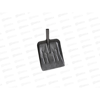 Лопата снегоуборочная БРОНЯ (рельсовая сталь), 310*370мм, без черенка  *12