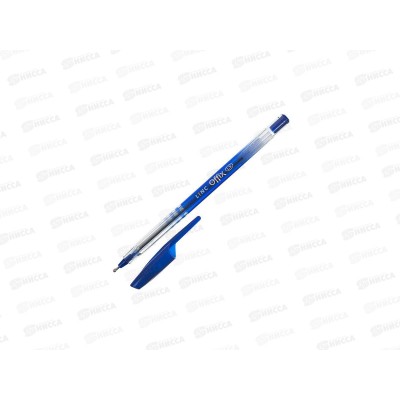 Ручка шариковая LINC OFFIX 1мм, синяя, прозрачная корпус 1500FW/blue *50/1000