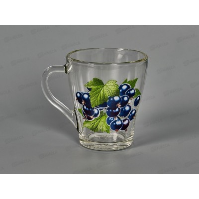 Кружка для чая 250мл Грация Черная смородина 1649 *20 Кружка для чая 250мл Грация Черная смородина 1649 *20