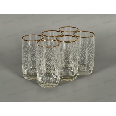 Набор стаканов 330мл 158-ГЗ Онда гравировка