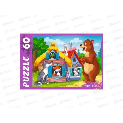 ПАЗЛ 60 элементов Теремок, У60-7228 *24