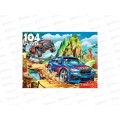 ПАЗЛ 104 элементов Крутые машинки №4, П104-4883 *48 ПАЗЛ 104 элементов Крутые машинки №4, П104-4883 *48