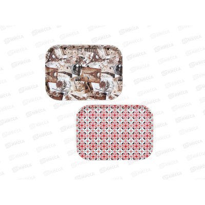 Поднос пластиковый 35*25см антискользящий прямоугольный 862-391 г Поднос пластиковый 35*25см антискользящий прямоугольный 862-391 г