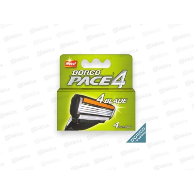 DORCO PACE4 NEW cменные кассеты 4 лезвия *12 DORCO PACE4 NEW cменные кассеты 4 лезвия *12