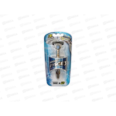 DORCO PACE3 NEW cтанок 3 лезвия+2 кассеты *6