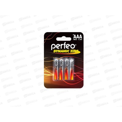 Батарейки Perfeo R03 4BL Dynamic Zinc *4/120/960