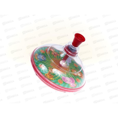 Юла прозрачная &quotElefantino&quot Зоопарк, красный, IT106255 в сетке