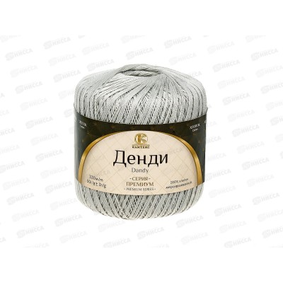 Пряжа Денди хлопок 100% 50гр 330м жемчужный 106 *10 Пряжа Денди хлопок 100% 50гр 330м жемчужный 106 *10