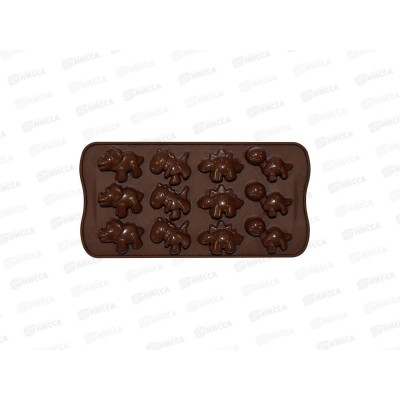 Форма для шоколадных конфет силиконовая Динозаврики VL80-325 Форма для шоколадных конфет силиконовая Динозаврики VL80-325