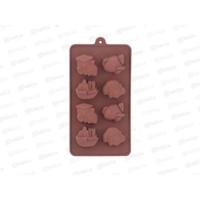 Форма для шоколадных конфет силиконовая Транспорт VL80-328 Форма для шоколадных конфет силиконовая Транспорт VL80-328