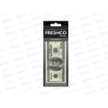 Ароматизатор подвесной картонный &quotFreshco 100$&quot Черная линия