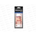Ароматизатор подвесной картонный &quotFreshco 5000 рублей&quot Океанский бриз *40