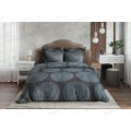 Комплект постельного белья 2,0спальное Поплин НН Инфинити серый