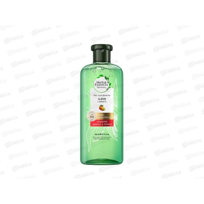 HERBAL Essences шампунь 380мл Защита цвета и блеск Алоэ и Манго *6