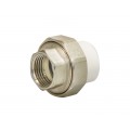 Муфта PP-R комбинированная разъемная внутренняя резьба DN32*3/4" СТМ Пласт *5 Муфта PP-R комбинированная разъемная внутренняя резьба DN32*3/4" СТМ Пласт *5