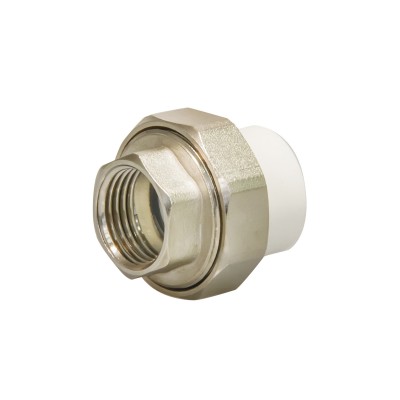 Муфта PP-R комбинированная разъемная внутренняя резьба DN32*3/4" СТМ Пласт *5 Муфта PP-R комбинированная разъемная внутренняя резьба DN32*3/4" СТМ Пласт *5