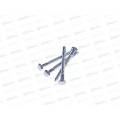 Шуруп сантехнический 6*70 (4штук) пакетик, СВФС   *10/100