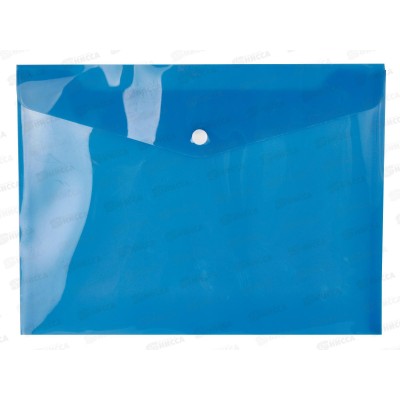 Папка-конверт  inФОРМАТ А5+ синяя 180мкм, PK65A5B