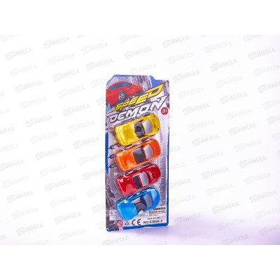 Набор машинок 4шт №6684 инерционных (046288)  Ж