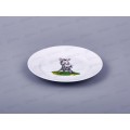 Тарелка мелкая 175мм фарфор Идиллия Полосатики зебры 7С2026 *20