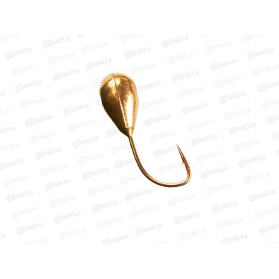 Мормышка вольф &quotКапля&quot отв 2мм 0,10г Go MW-1220-Go Helios 105084