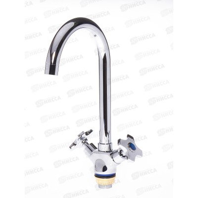 Смеситель для кухни с высоким изливом, керамическая кран-букса 180 градусов, крепление - гайка, SL115-274F *10 Смеситель для кухни с высоким изливом, керамическая кран-букса 180 градусов, крепление - гайка, SL115-274F *10