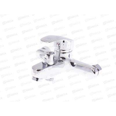 Смеситель для ванны короткий монолитный излив, керамический картридж 35мм, SL85-009E