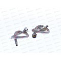 Подводка для смесителя сталь/ПВХ 1/2&quot*М10* 40см пара, M10 40 см