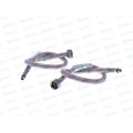 Подводка для смесителя сталь/ПВХ 1/2&quot*М10* 50см пара, M10 50 см