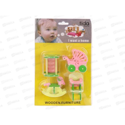 Набор мебели деревянной "Детская комната 2" 4 предмета 1853279  *24