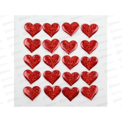 Сердце декор 20шт красный 3,5*2,5см 3944546 Сердце декор 20шт красный 3,5*2,5см 3944546