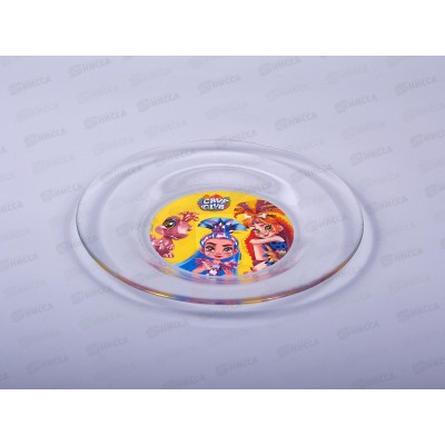 Тарелка стекло 19,6см "Умка" Cave Club девочки, GP51757CB *24 Тарелка стекло 19,6см "Умка" Cave Club девочки, GP51757CB *24