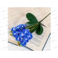 Цветы искусственные 28см Орхидея королевская синий 4301690 Цветы искусственные 28см Орхидея королевская синий 4301690